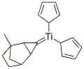 BIS(2,4-CYCLOPENTADIEN-1-YL)[(4-METHYLBICYCLO[2.2.1]HEPTANE-2,3-DIYL)-METHYLENE]TITANIUM Structure