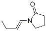 1-(1-buten-1-yl)-2-Pyrrolidinone 化学構造式