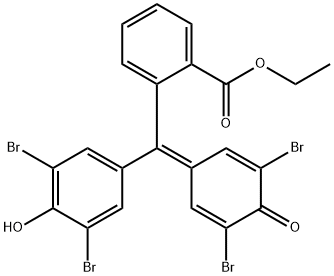 TETRABROMOPHENOLPHTHALEIN ETHYL ESTER Structure