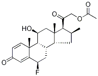 Fluocortolone Acetate, 1176-82-5, 结构式