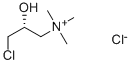 (R)-3-氯-2-羟基丙基三甲基氯化铵, 117604-42-9, 结构式