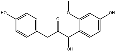 1-ヒドロキシ-1-(4-ヒドロキシ-2-メトキシフェニル)-3-(4-ヒドロキシフェニル)プロパン-2-オン