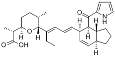 16-deethylindanomycin Struktur