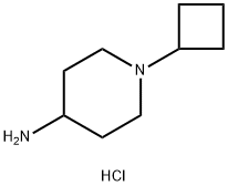 1-Cyclobutylpiperidin-4-amine dihydrochloride, 1176419-57-0, 结构式