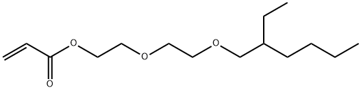 DI(ETHYLENE GLYCOL) 2-ETHYLHEXYL ETHER ACRYLATE Structure