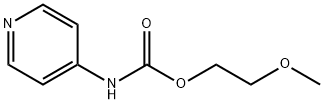 Carbamic acid, 4-pyridinyl-, 2-methoxyethyl ester (9CI) Structure