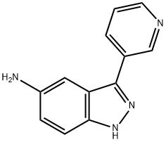 (吡啶-3-基)-1H-吲唑-5-胺, 1176535-07-1, 结构式