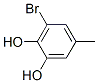 1,2-Benzenediol, 3-bromo-5-methyl- (9CI) Struktur