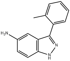 3-o-tolyl-1H-indazol-5-amine Struktur