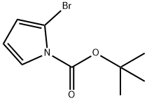 N-BOC-2-ブロモピロール 化学構造式