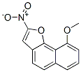 9-Methoxy-2-nitronaphtho(1,2-b)furan Structure