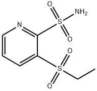 3-ETHYLSULFONYL-2-PYRIDINESULFONAMIDE 化学構造式