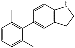 5-(2,6-DiMethylphenyl)indoline Structure