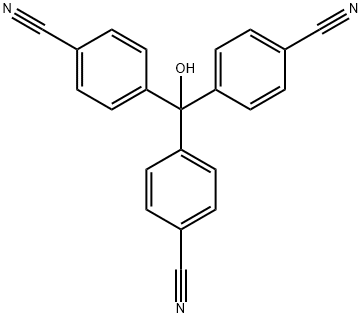 Tris(4-cyanophenyl)methanol,117678-98-5,结构式