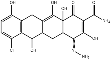 デス(ジメチルアミノ)-4-ヒドラゾンデメクロサイクリン 化学構造式