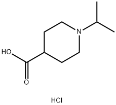 1-ISOPROPYL-PIPERIDINE-4-CARBOXYLIC ACID HYDROCHLORIDE Structure