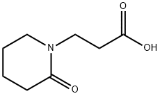 3-(2-oxopiperidin-1-yl)propanoic acid Struktur