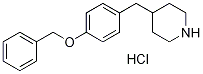 4-(4-(Benzyloxy)Benzyl)Piperidine Hydrochloride Structure