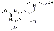 2-(4-(4,6-Dimethoxy-1,3,5-Triazin-2-Yl)Piperazin-1-Yl)Ethanol Hydrochloride Structure
