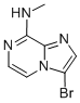 3-BROMO-N-METHYLIMIDAZO[1,2-A]PYRAZIN-8-AMINE Structure