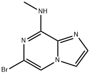 6-BROMO-N-METHYLIMIDAZO[1,2-A]PYRAZIN-8-AMINE Structure