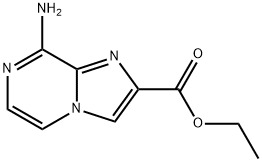 Imidazo[1,2-a]pyrazine-2-carboxylic acid, 8-amino-, ethyl ester (9CI) Struktur