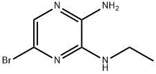 2-AMINO-5-BROMO-3-(ETHYLAMINO)PYRAZINE Structure