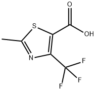 2-METHYL-4-(TRIFLUOROMETHYL)-1,3-THIAZOLE-5-CARBOXYLIC ACID Struktur