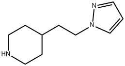 4-(2-PYRAZOL-1-YL-ETHYL)-PIPERIDINE, 1177351-89-1, 结构式