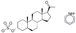 (3α)-Allopregnanolone Sulfate PyridiniuM Salt Struktur