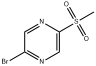 2-broMo-5-(Methylsulfonyl)pyrazine Struktur