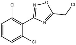 5-(CHLOROMETHYL)-3-(2,6-DICHLOROPHENYL)-1,2,4-OXADIAZOLE Structure