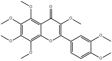 3,5,6,7,8,3',4'-七甲氧基黄酮,1178-24-1,结构式