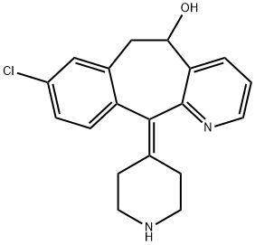 5-羟基地氯雷他定, 117811-12-8, 结构式