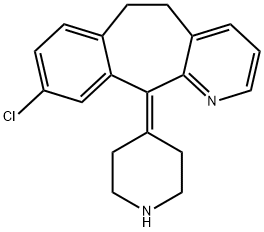 8-Dechloro-9-chloro Desloratadine Struktur