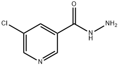 3-Pyridinecarboxylicacid,5-chloro-,hydrazide(9CI) 化学構造式