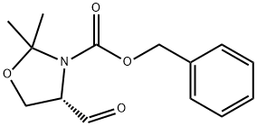(S)-BENZYL 4-FORMYL-2,2-DIMETHYLOXAZOLIDINE-3-CARBOXYLATE Struktur