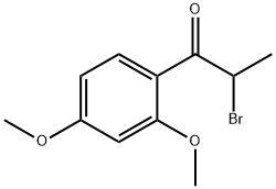 2-bromo-2-4-dimethoxypropiophenone  Structure
