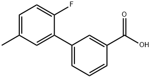 2-Fluoro-5-Methylbiphenyl-3-carboxylic acid Struktur