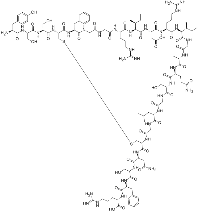 (TYR0)-ATRIOPEPTIN II (RAT) Structure