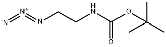 N-Boc-2-アジドエチルアミン 化学構造式