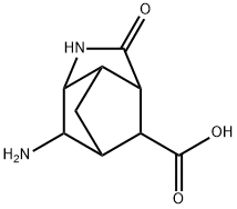 3,5-Methanocyclopenta[b]pyrrole-7-carboxylicacid,6-aminooctahydro-2-oxo- Struktur