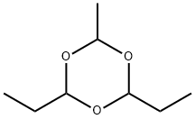 2,4-ジエチル-6-メチル-1,3,5-トリオキサン 化学構造式