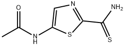 Acetamide, N-[2-(aminothioxomethyl)-5-thiazolyl]- Struktur