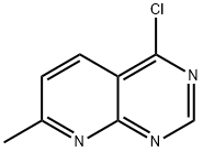 4-クロロ-7-メチルピリド[2,3-D]ピリミジン 化学構造式