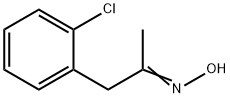 (2-CHLOROPHENYL)ACETONE OXIME 化学構造式