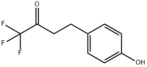 1,1,1-trifluoro-4-(4-hydroxyphenyl)butan-2-one Struktur