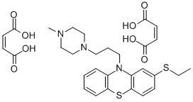 マレイン酸チエチルペラジン 化学構造式