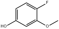 4-フルオロ-3-メトキシフェノール 化学構造式