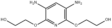 2,6-BIS(2-HYDROXYETHOXY)-3,5-PYRIDINEDIAMINE HCl Structure
